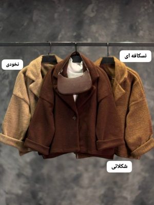 کت باکسی ساده طلا 2335