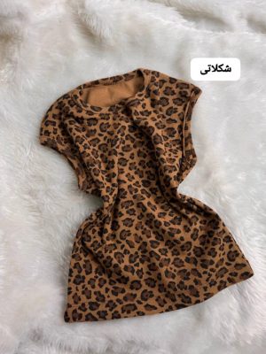 کراپ آستین حلقه پلنگی ازاله 5170