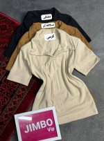 کراپ یقه دار ریحانه 587