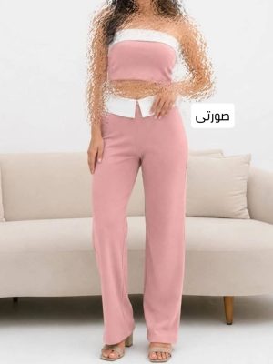 ست کراپ شلوار مجلسی نرگس 649
