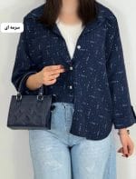شومیز میو باکسی گلبو 1277