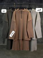 ست بافت نیم زیپ دلین 4140