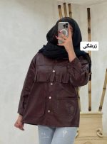شومیز چرم سرخپوستی پوست ماری 2160 (298)