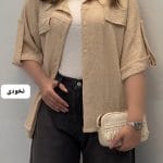 شومیز پفکی باکسی پامیلا 1283