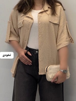 شومیز پفکی باکسی پامیلا 1283