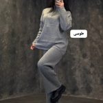 ست بافت نیم زیپ دلین 4140