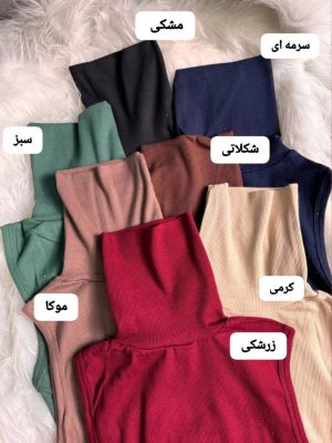 کراپ آستین حلقه یقه اسکی آویسا 5133