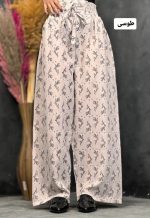 شلوار گلی لینا 3296