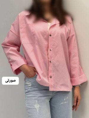 شومیز راه راه باکسی دلاسو 1153