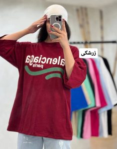 4103تیشرت باکسی Balenciaga