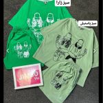 ست تیشرت شورتک طرح دختر 480
