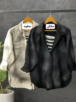 شومیز کتان آبرنگی فاطیما 1155