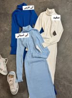 ماکسی یقه اسکی فینگر دار 553
