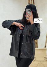 شومیز چرم سرخپوستی ساده 2160 (298)