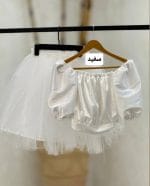 ست کراپ دامن مجلسی ترلان 633