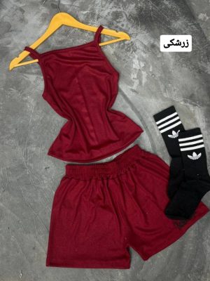 ست کراپ شورتک شیرین 591