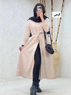 مانتو مخمل فندق 2153 (398)