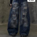 شلوار بالونی زاپ دار اطلس 3339