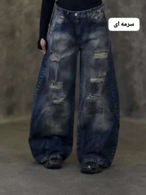 شلوار بالونی زاپ دار اطلس 3339