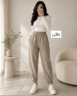 شلوار مام کنفی فیروزه 3291