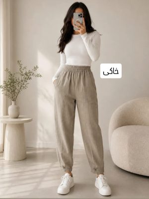 شلوار مام کنفی فیروزه 3291