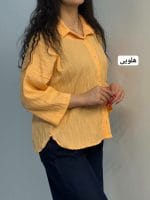 شومیز باکسی نگینی عسل 1319