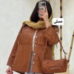 شومیز چرم سرخپوستی پوست ماری 2160 (298)