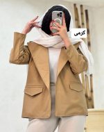 کت کوتاه چرم ستین 2159