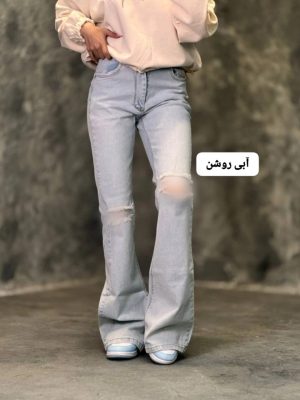 شلوار بوتکات زاپ دار دلنواز 3326