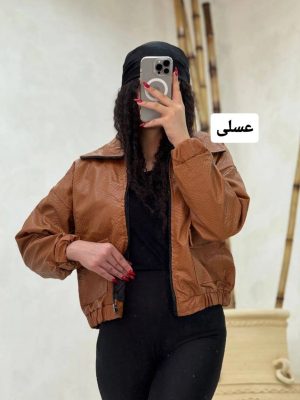 کت چرم پایین کش 2157