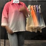 شومیز آبرنگی گلبرگ 1173
