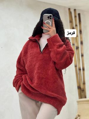 تدی نیم زیپ گلارین 1105