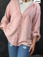 شومیز دکمه چوبی فاطی