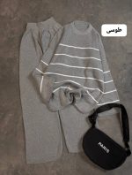 ست بافت راه راه بهرخ 4135