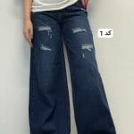 شلوار فول بگ ساده هیرا 3395
