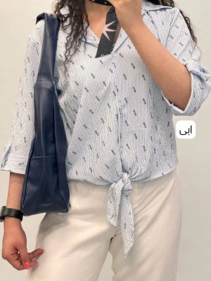 شومیز میو راه راه گره ای 1334