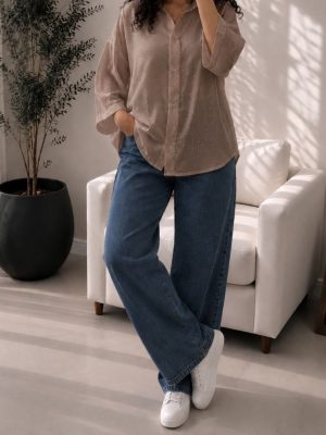 شومیز نگینی نیلماه 1321