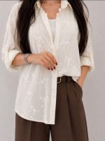 شومیز شیشه ای پاپیونی 1362