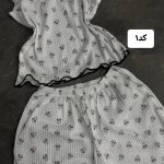 ست تاپ شورتک گیپوری 5492