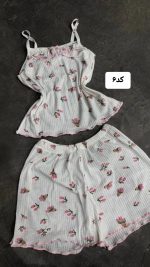 ست کراپ شورتک جلو چین 5491