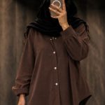 شومیز سیلک آستین دو دکمه1361