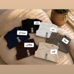 کراپ آستین حلقه استیکر دار 5473