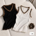 تاپ یقه هفت پلنگی 5408
