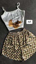 تاپ شورتک ساتن 4199