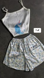 تاپ شورتک ساتن 4199
