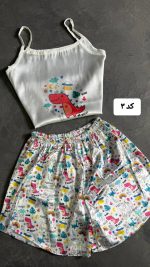 تاپ شورتک ساتن 4199