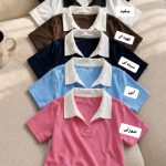 پلو شرت یقه رنگی 5445
