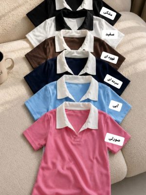 پلو شرت یقه رنگی 5445