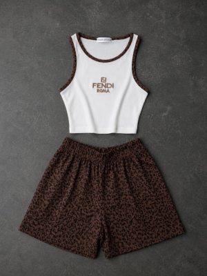 ست شورتک fendi 5454